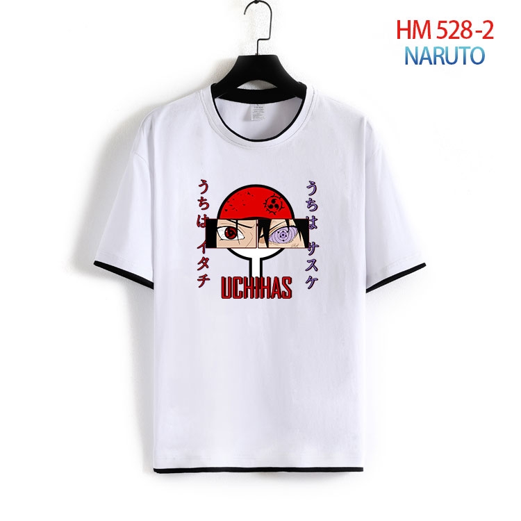 Naruto Cotton round neck short sleeve T-shirt from S to 4XL HM-528-2