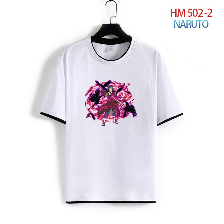 Naruto Cotton round neck short sleeve T-shirt from S to 4XL  HM-502-2