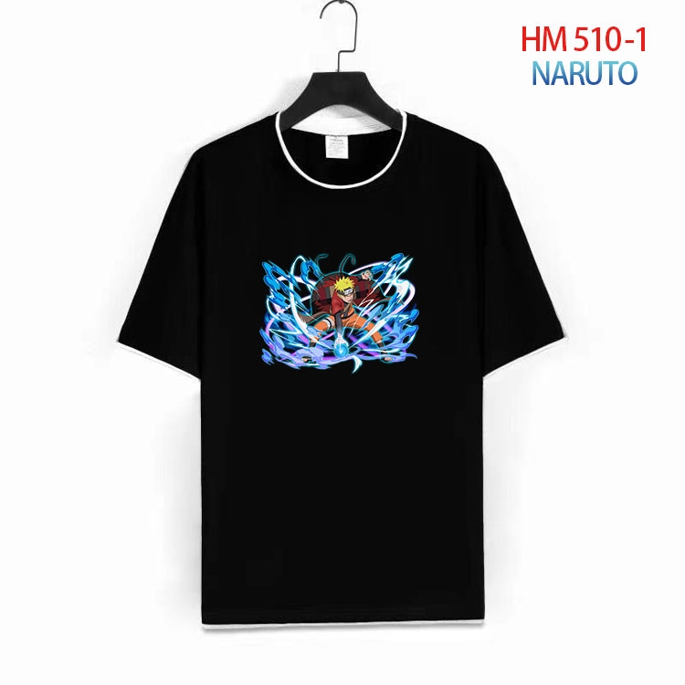 Naruto Cotton round neck short sleeve T-shirt from S to 4XL HM-510-1