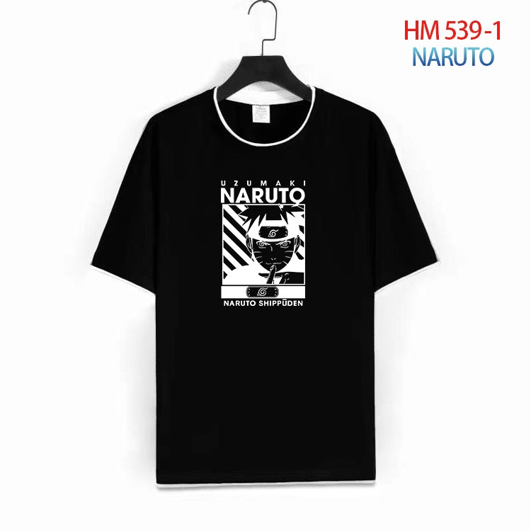 Naruto Cotton round neck short sleeve T-shirt from S to 4XL  HM-539-1