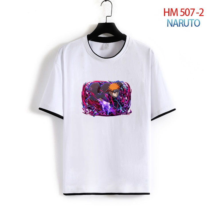 Naruto Cotton round neck short sleeve T-shirt from S to 4XL HM-507-2