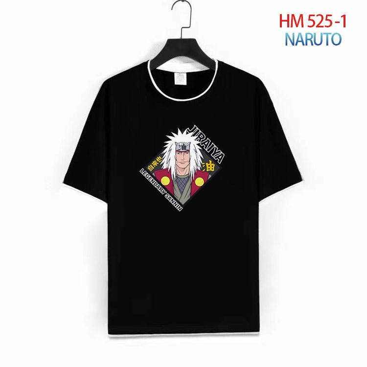 Naruto Cotton round neck short sleeve T-shirt from S to 4XL HM-525-1