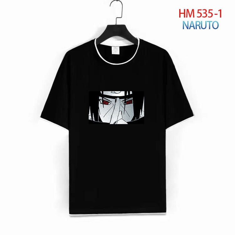 Naruto Cotton round neck short sleeve T-shirt from S to 4XL  HM-535-1