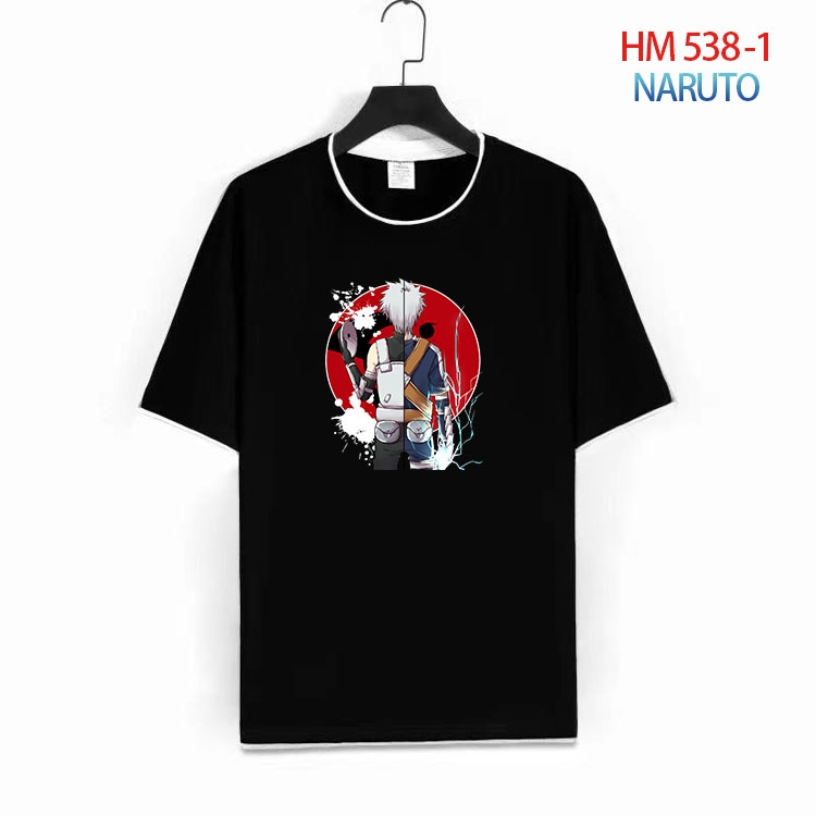 Naruto Cotton round neck short sleeve T-shirt from S to 4XL  HM-538-1
