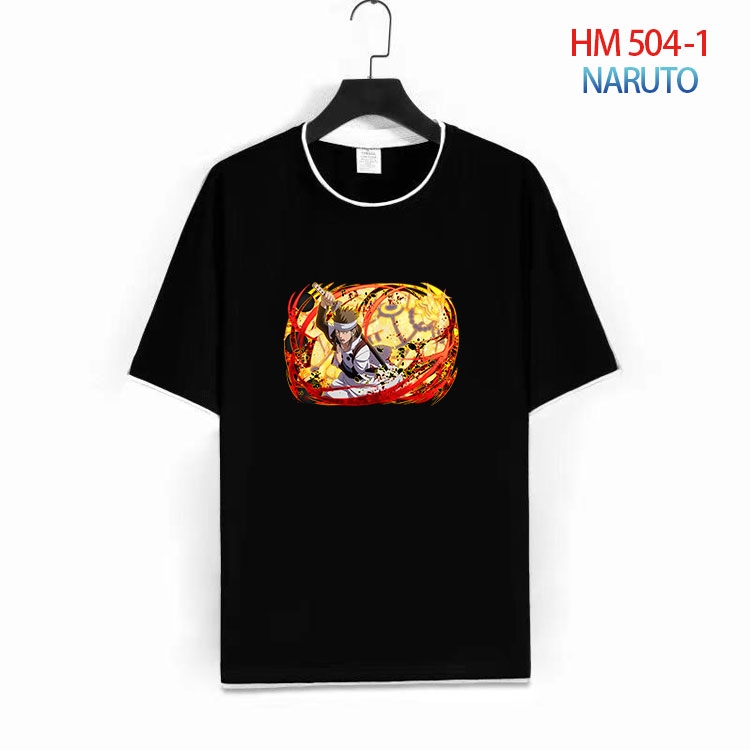 Naruto Cotton round neck short sleeve T-shirt from S to 4XL HM-504-1