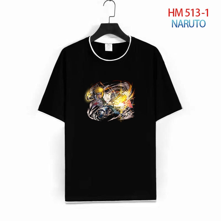 Naruto Cotton round neck short sleeve T-shirt from S to 4XL  HM-513-1