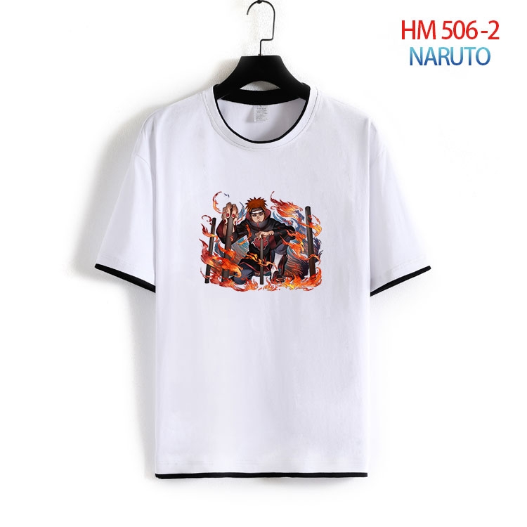 Naruto Cotton round neck short sleeve T-shirt from S to 4XL  HM-506-2