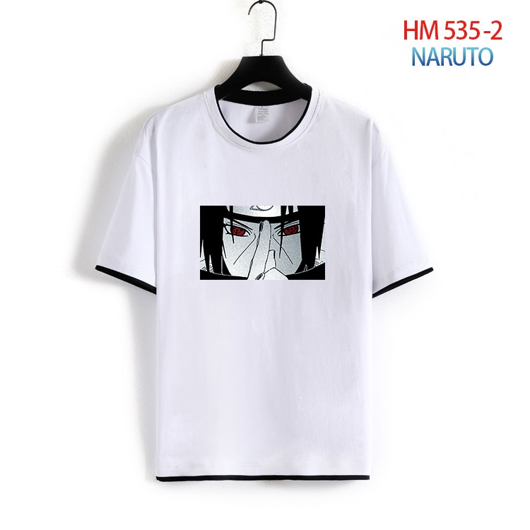 Naruto Cotton round neck short sleeve T-shirt from S to 4XL  HM-535-2