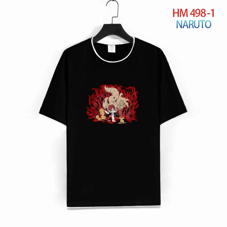 Naruto Cotton round neck short sleeve T-shirt from S to 4XL HM-498-1