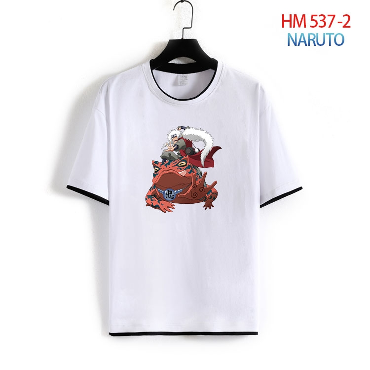 Naruto Cotton round neck short sleeve T-shirt from S to 4XL HM-537-2