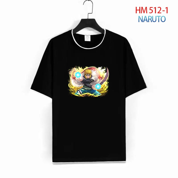 Naruto Cotton round neck short sleeve T-shirt from S to 4XL  HM-512-1