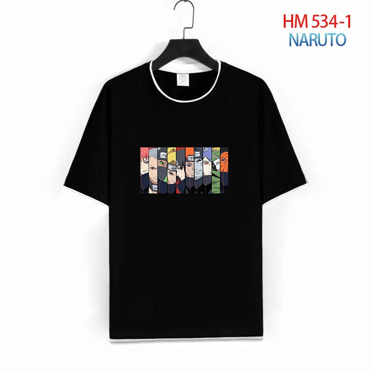 Naruto Cotton round neck short sleeve T-shirt from S to 4XL  HM-534-1