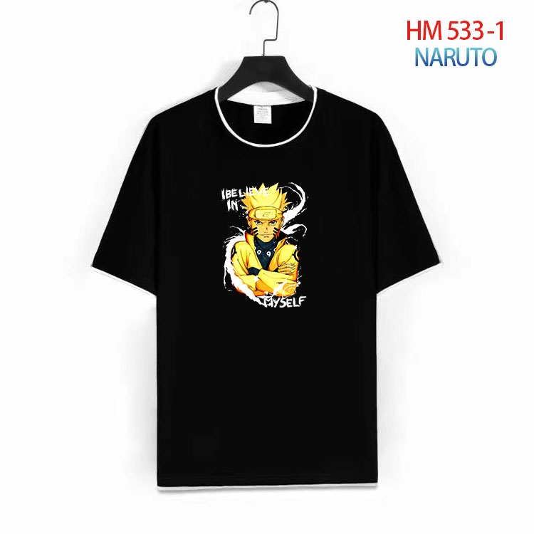 Naruto Cotton round neck short sleeve T-shirt from S to 4XL  HM-533-1