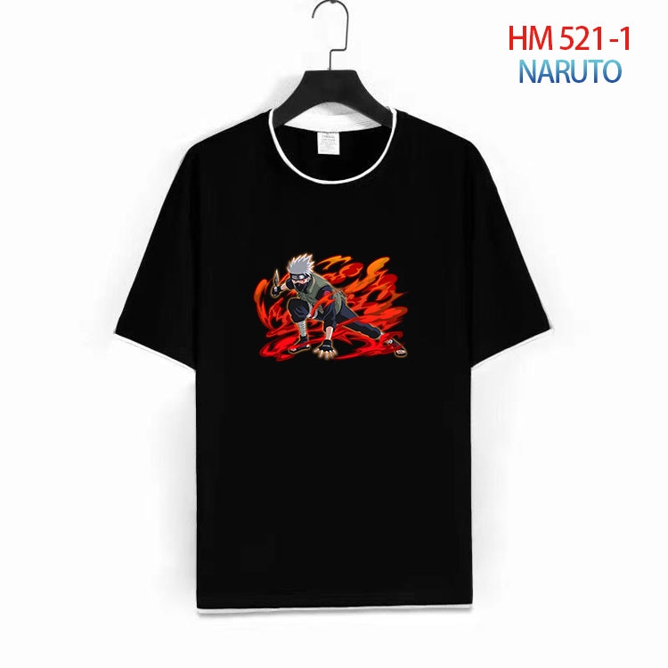 Naruto Cotton round neck short sleeve T-shirt from S to 4XL HM-521-1