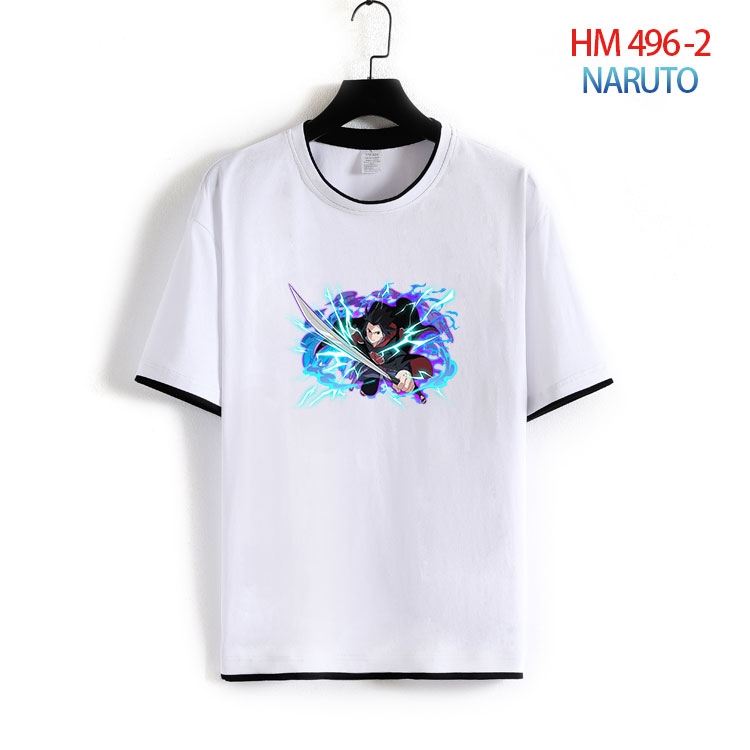 Naruto Cotton round neck short sleeve T-shirt from S to 4XL  HM-496-2