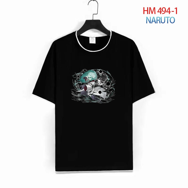 Naruto Cotton round neck short sleeve T-shirt from S to 4XL  HM-494-1