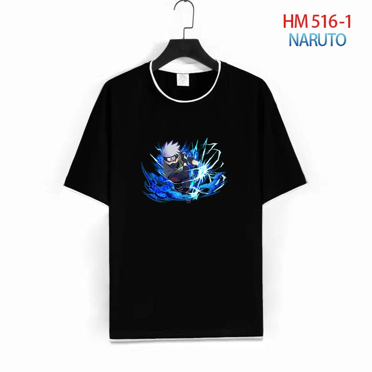 Naruto Cotton round neck short sleeve T-shirt from S to 4XL HM-516-1