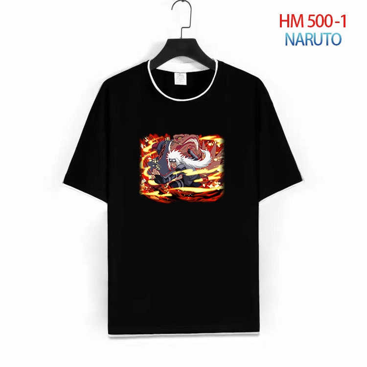 Naruto Cotton round neck short sleeve T-shirt from S to 4XL HM-500-1