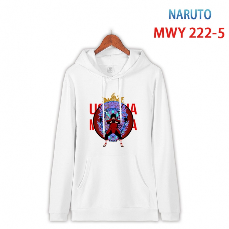 Naruto Long sleeve hooded patch pocket cotton sweatshirt from S to 4XL   MWY-222-5