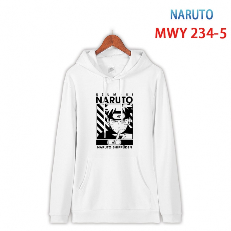 Naruto Long sleeve hooded patch pocket cotton sweatshirt from S to 4XL  MWY-234-5