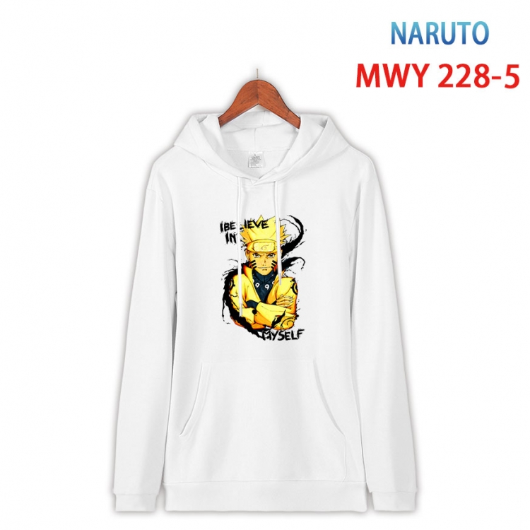 Naruto Long sleeve hooded patch pocket cotton sweatshirt from S to 4XL MWY-228-5