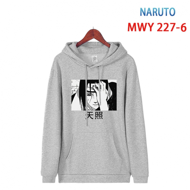 Naruto Long sleeve hooded patch pocket cotton sweatshirt from S to 4XL  MWY-227-6
