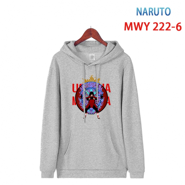 Naruto Long sleeve hooded patch pocket cotton sweatshirt from S to 4XL  MWY-222-6