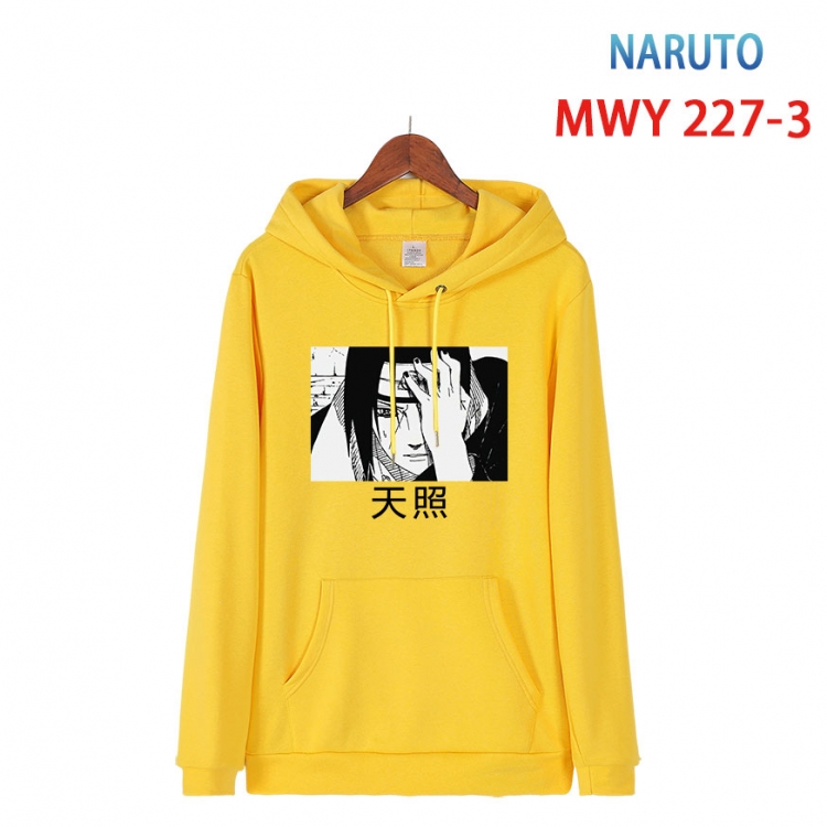 Naruto Long sleeve hooded patch pocket cotton sweatshirt from S to 4XL  MWY-227-3