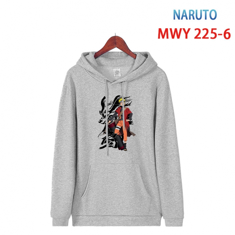 Naruto Long sleeve hooded patch pocket cotton sweatshirt from S to 4XL  MWY-225-6