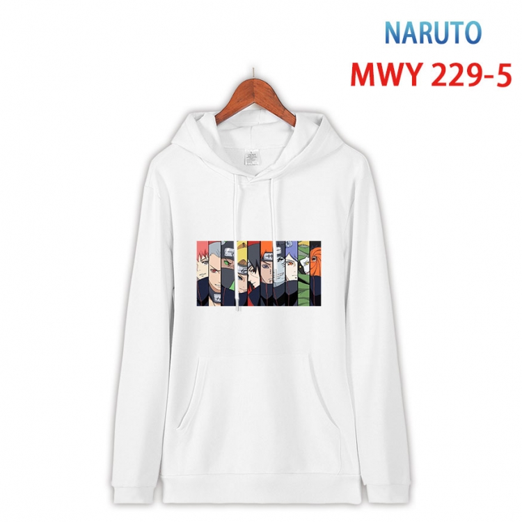 Naruto Long sleeve hooded patch pocket cotton sweatshirt from S to 4XL  MWY-229-5