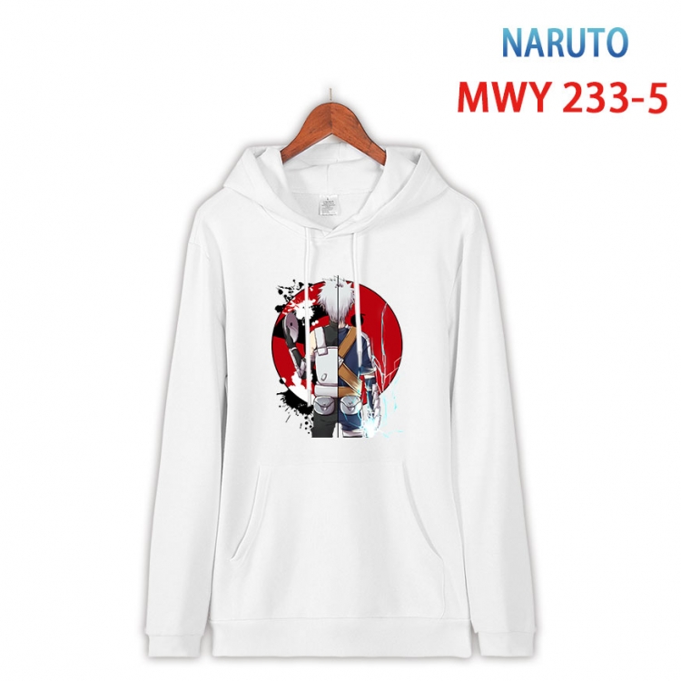 Naruto Long sleeve hooded patch pocket cotton sweatshirt from S to 4XL  MWY-233-5