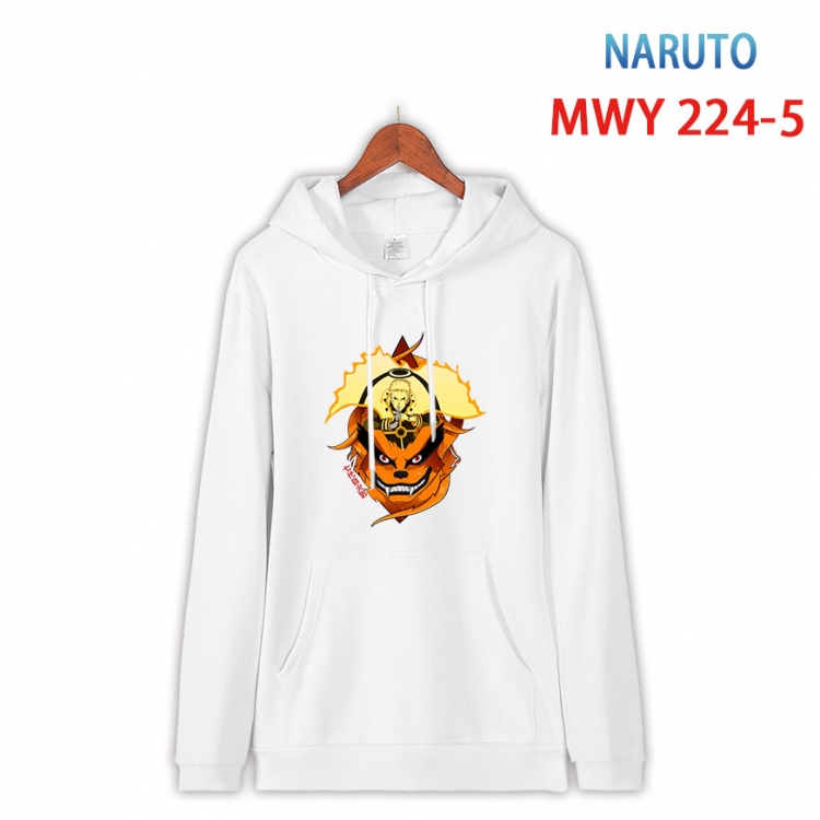 Naruto Long sleeve hooded patch pocket cotton sweatshirt from S to 4XL  MWY-224-5