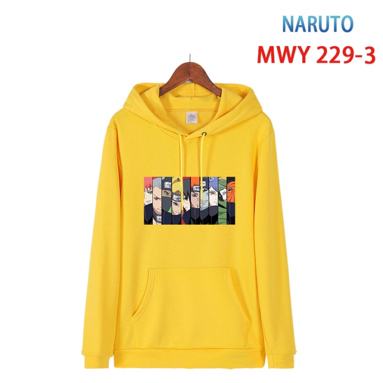 Naruto Long sleeve hooded patch pocket cotton sweatshirt from S to 4XL  MWY-229-3