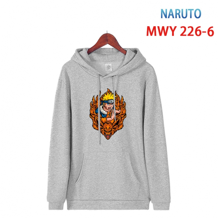 Naruto Long sleeve hooded patch pocket cotton sweatshirt from S to 4XL  MWY-226-6