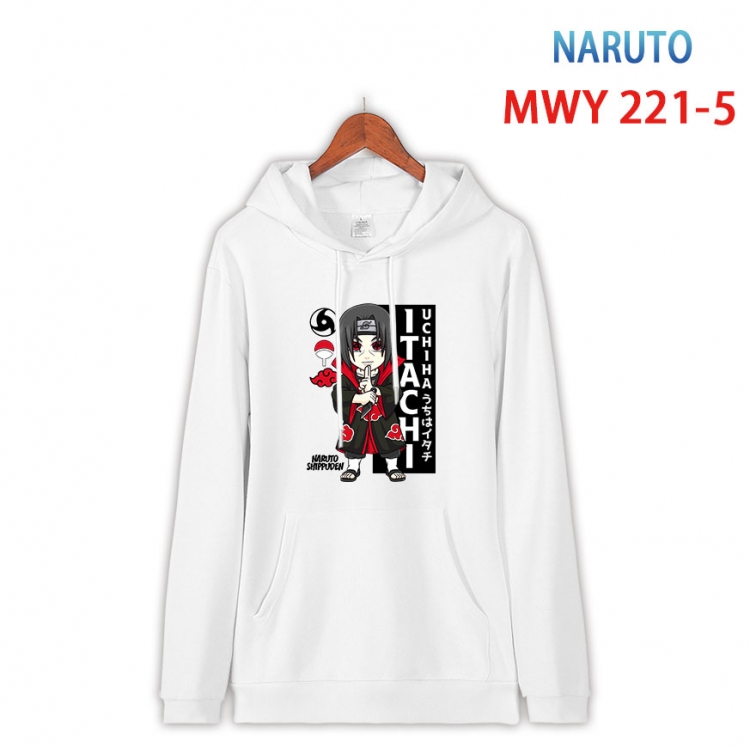 Naruto Long sleeve hooded patch pocket cotton sweatshirt from S to 4XL  MWY-221-5