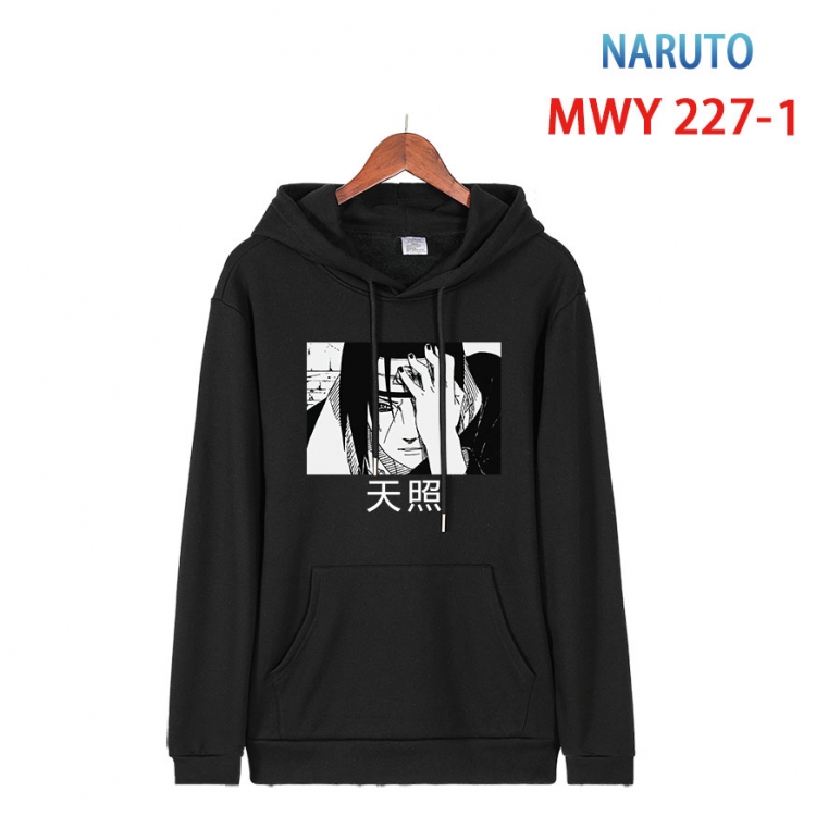 Naruto Long sleeve hooded patch pocket cotton sweatshirt from S to 4XL  MWY-227-1