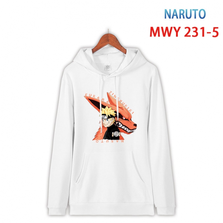 Naruto Long sleeve hooded patch pocket cotton sweatshirt from S to 4XL  MWY-231-5