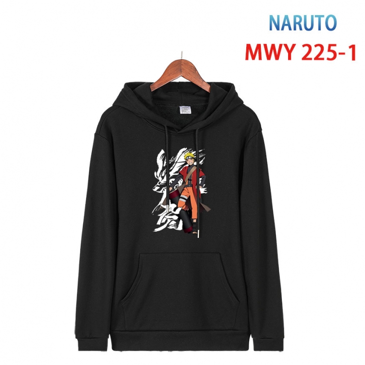 Naruto Long sleeve hooded patch pocket cotton sweatshirt from S to 4XL  MWY-225-1