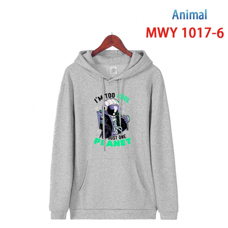 Squid game Long sleeve hooded patch pocket cotton sweatshirt from S to 4XL MQY-1017-6