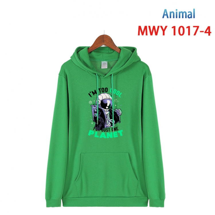 Squid game Long sleeve hooded patch pocket cotton sweatshirt from S to 4XL  MQY-1017-4