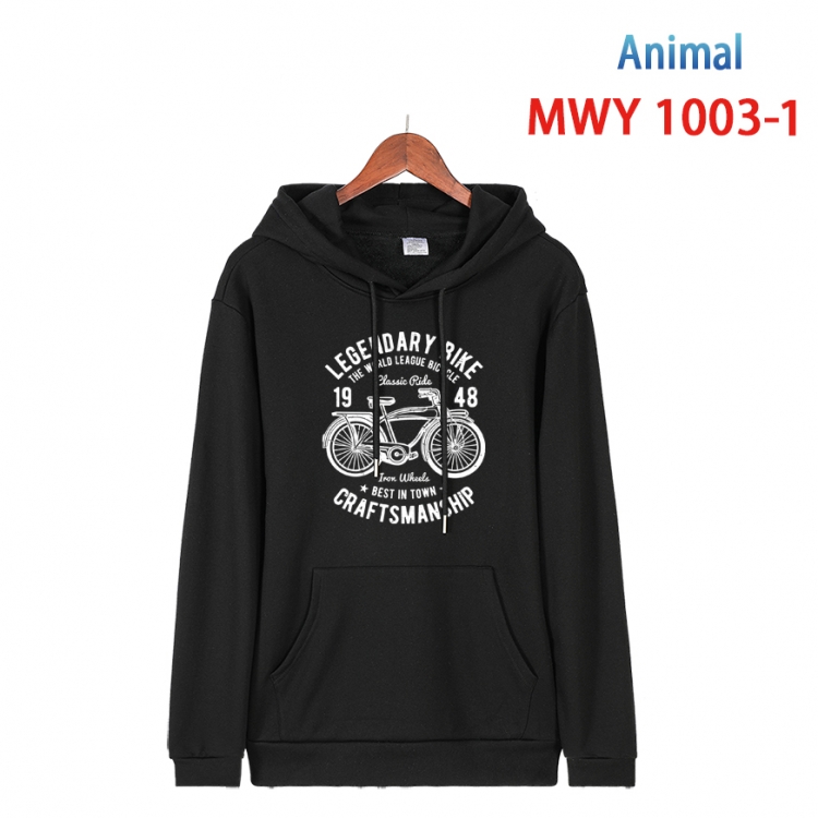 Squid game Long sleeve hooded patch pocket cotton sweatshirt from S to 4XL  MQY-1003