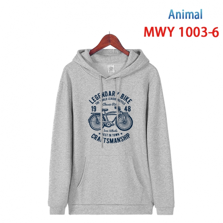 Squid game Long sleeve hooded patch pocket cotton sweatshirt from S to 4XL  MQY-1003-6