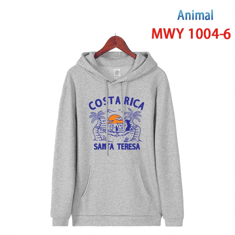 Squid game Long sleeve hooded patch pocket cotton sweatshirt from S to 4XL  MQY-1004-6