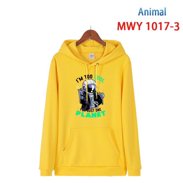 Squid game Long sleeve hooded patch pocket cotton sweatshirt from S to 4XL  MQY-1017-3