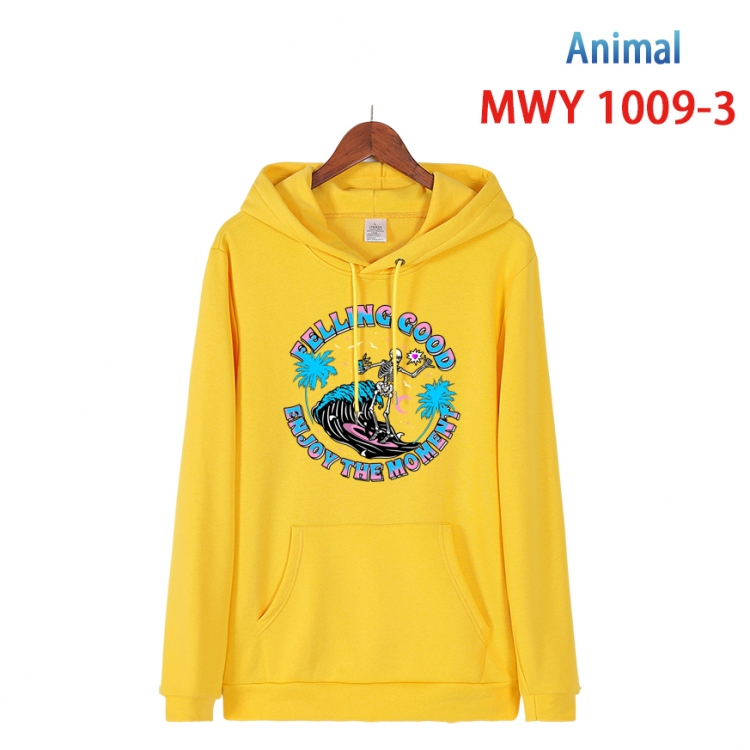 Squid game Long sleeve hooded patch pocket cotton sweatshirt from S to 4XL  MQY-1009-3