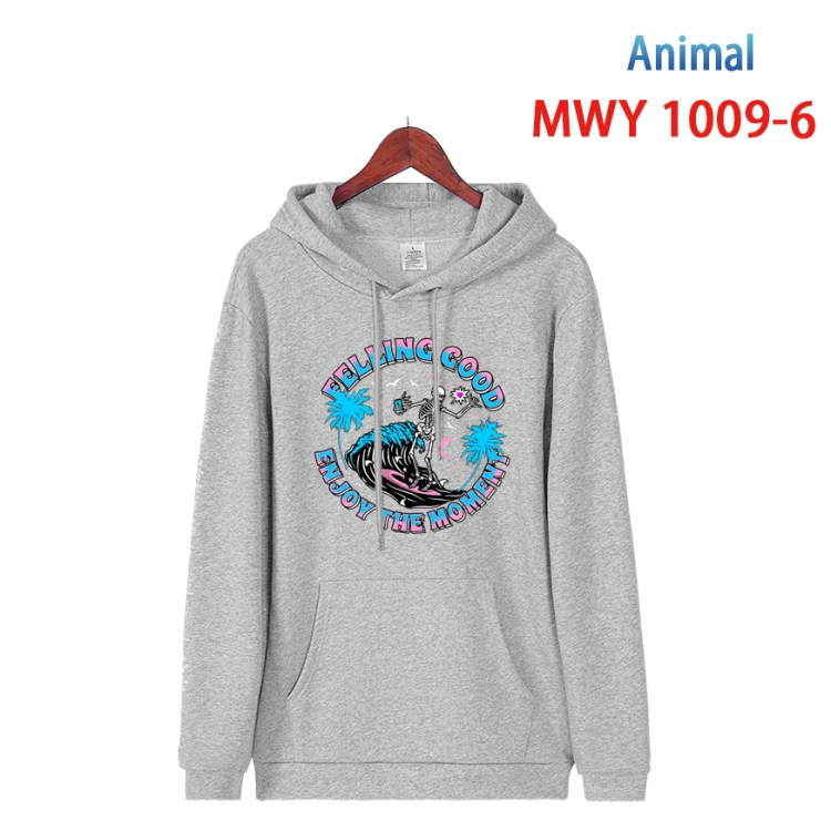 Squid game Long sleeve hooded patch pocket cotton sweatshirt from S to 4XL MQY-1009-6