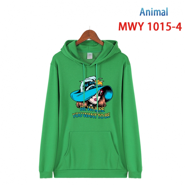 Squid game Long sleeve hooded patch pocket cotton sweatshirt from S to 4XL  MQY-1015-4