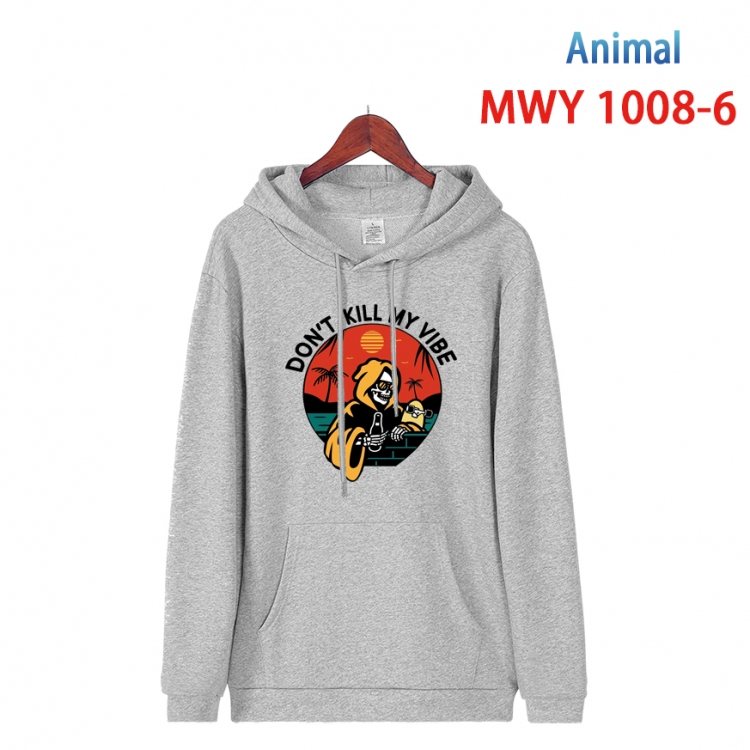 Squid game Long sleeve hooded patch pocket cotton sweatshirt from S to 4XL  MQY-1008-6