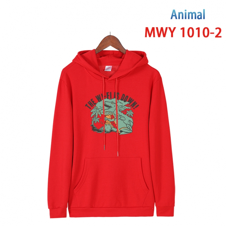 Squid game Long sleeve hooded patch pocket cotton sweatshirt from S to 4XL  MQY-1010-2