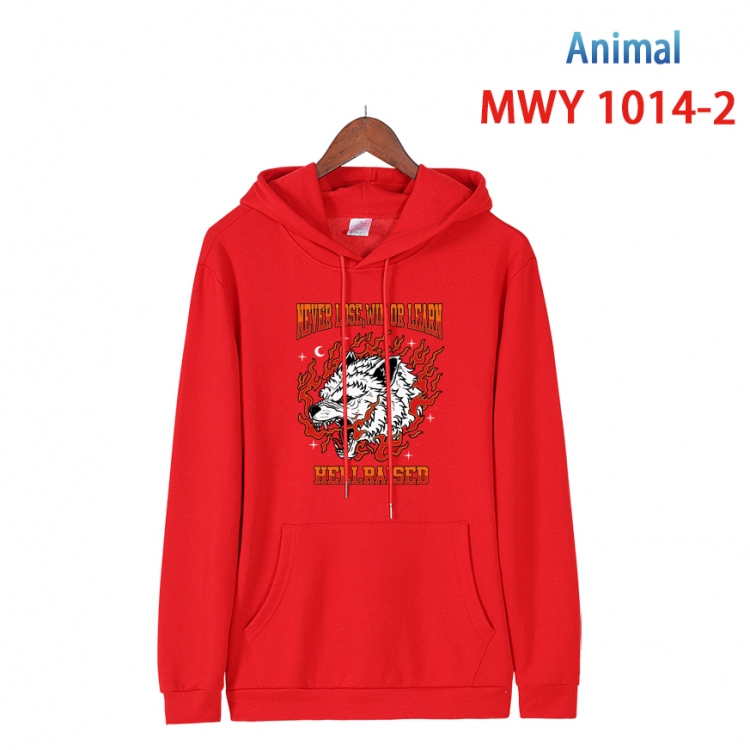 Squid game Long sleeve hooded patch pocket cotton sweatshirt from S to 4XL   MQY-1014-2